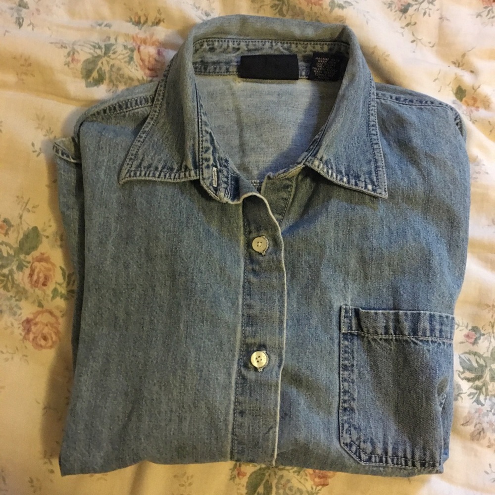 Jeans Button Up - image 3